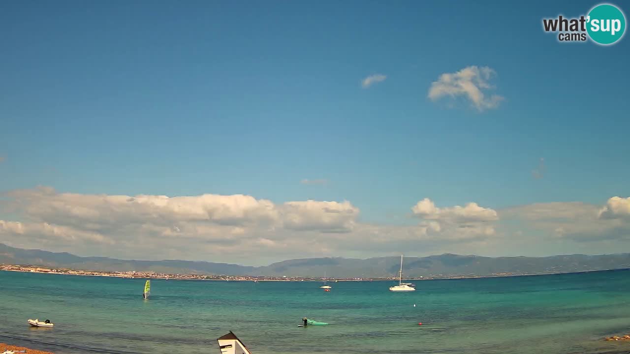 Webcam Cagliari Windsurf Club – Plage du Poetto en direct