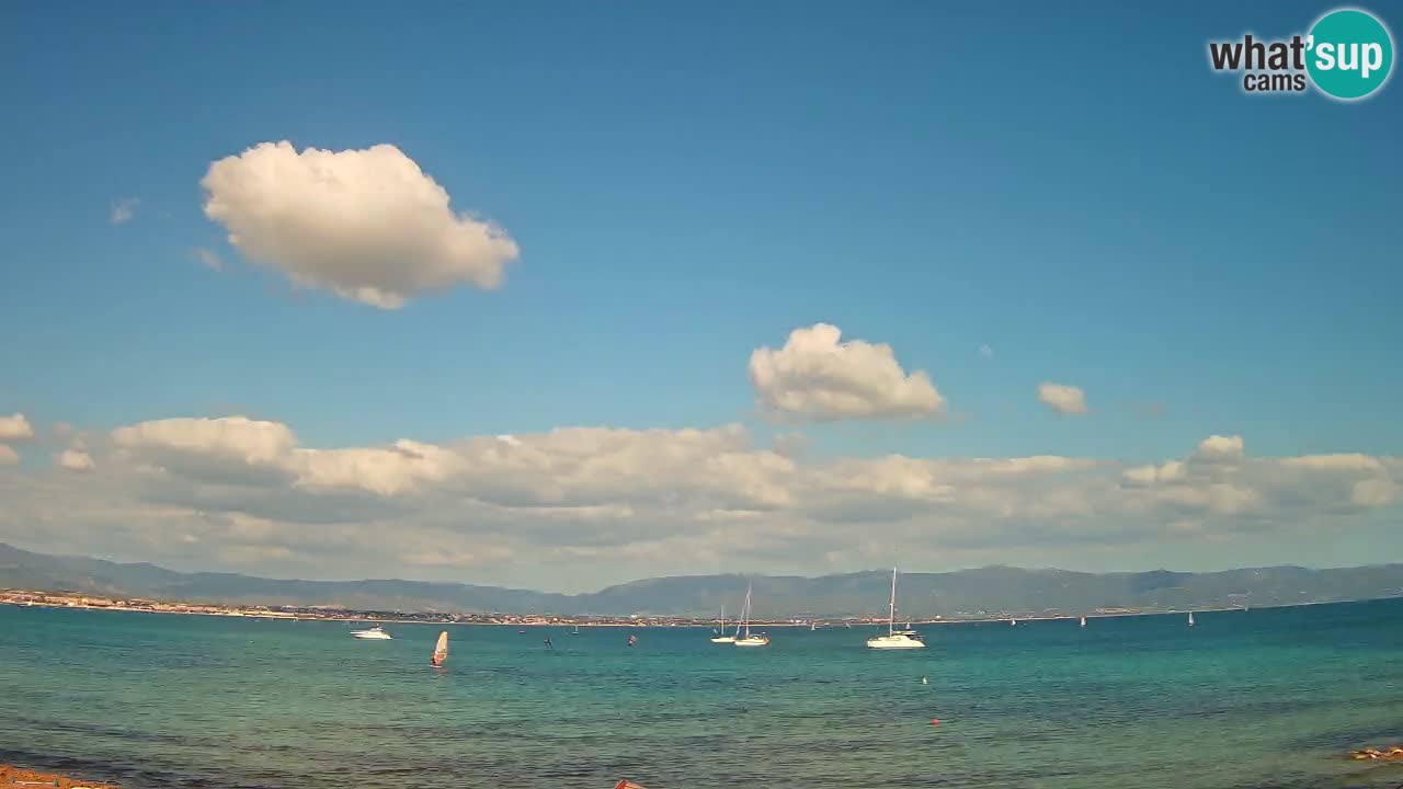 Webcam Cagliari Windsurf Club – Liveblick vom Poetto Strand