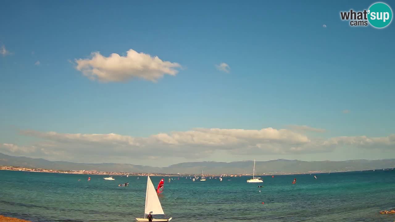 Webcam Cagliari Windsurf Club – Liveblick vom Poetto Strand