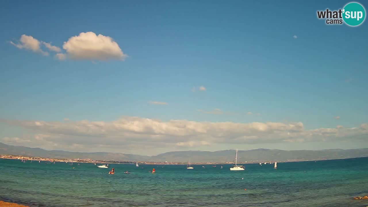 Webcam Cagliari Windsurf Club – Spiaggia del Poetto in diretta