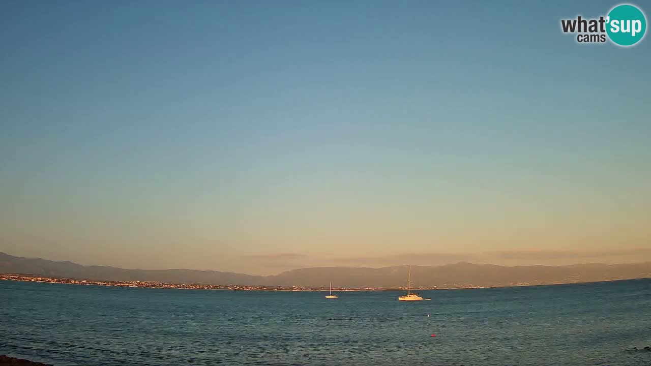 Web kamera Cagliari Windsurf Club – Poetto plaža uživo