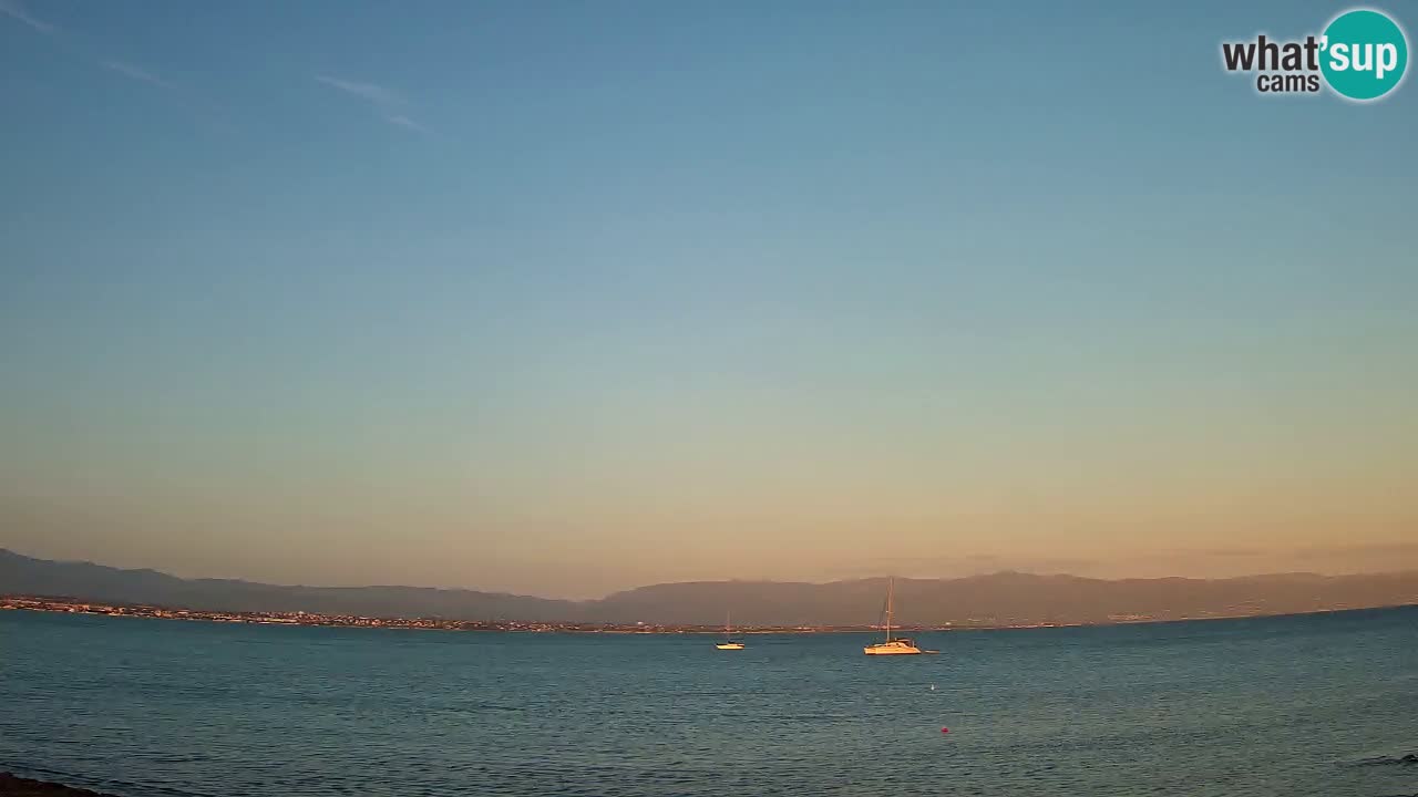 Webcam Cagliari Windsurf Club – Liveblick vom Poetto Strand