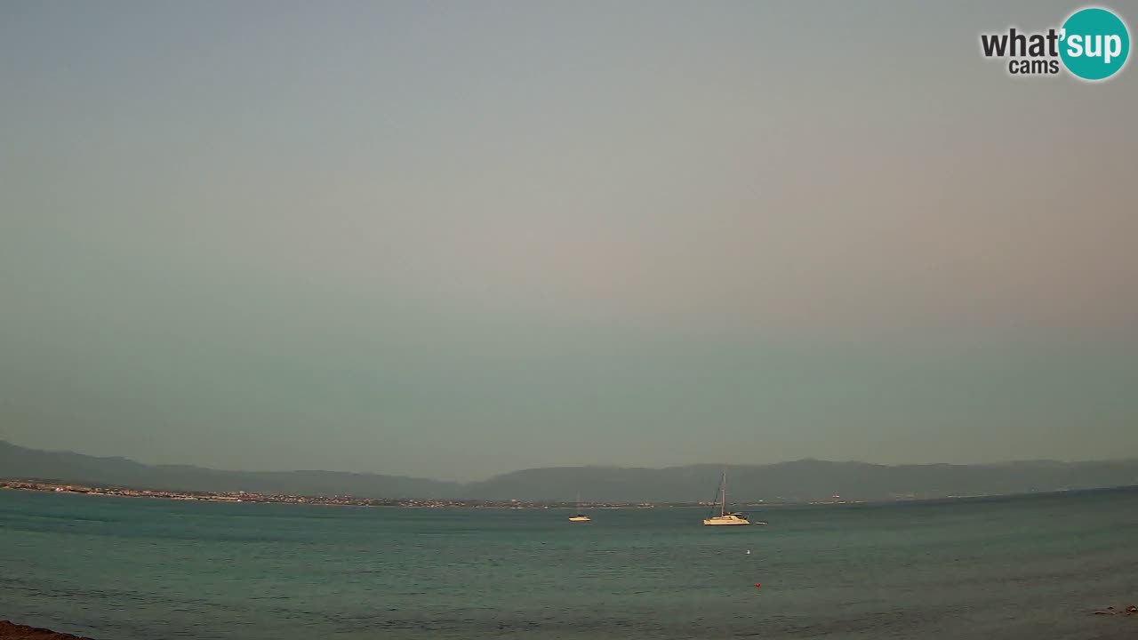 Spletna kamera Cagliari Windsurf Club – Pogled v živo s plaže Poetto