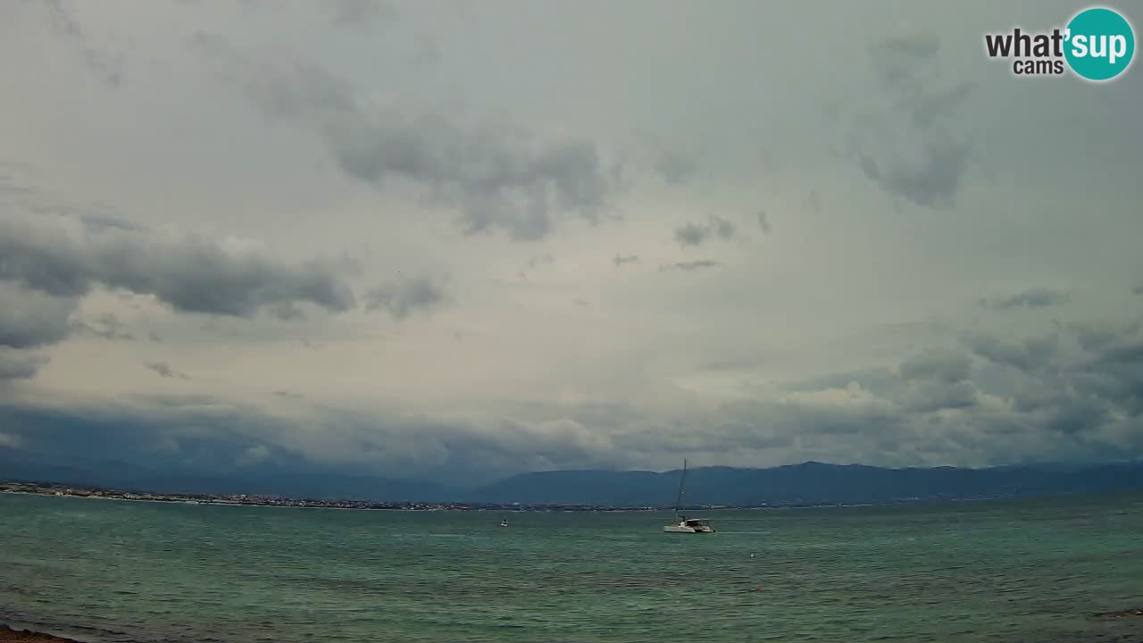 Webcam Cagliari Windsurf Club – Playa del Poetto en directo