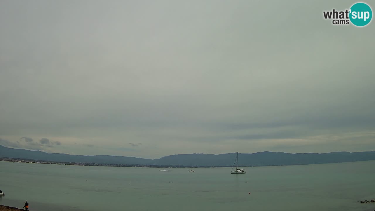 Webcam Cagliari Windsurf Club – Spiaggia del Poetto in diretta