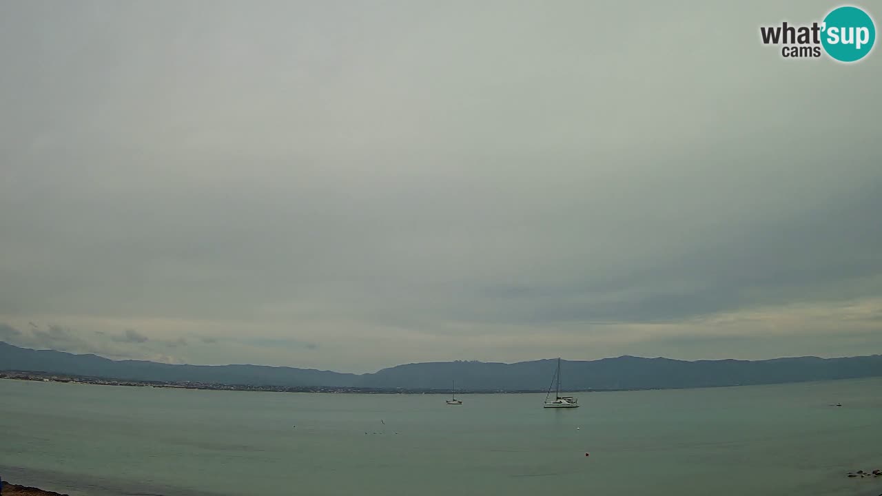 Web kamera Cagliari Windsurf Club – Poetto plaža uživo