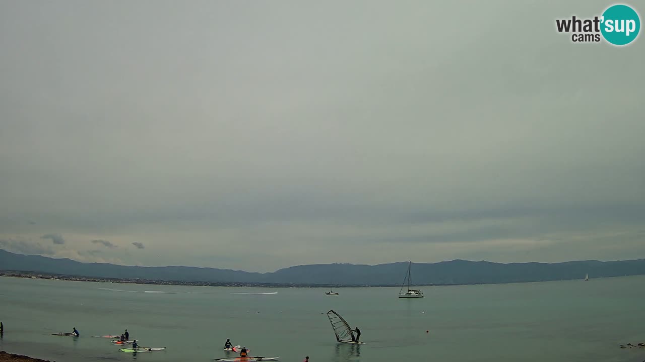 Webcam Cagliari Windsurf Club – Liveblick vom Poetto Strand
