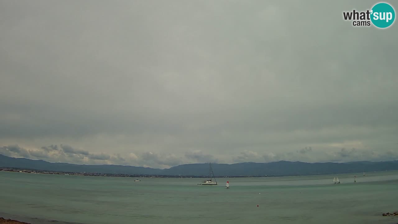 Web kamera Cagliari Windsurf Club – Poetto plaža uživo
