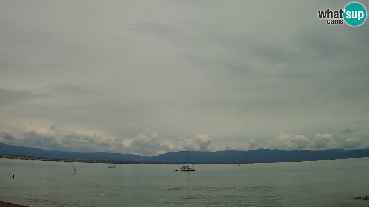 Webcam Cagliari Windsurf Club – Playa del Poetto en directo