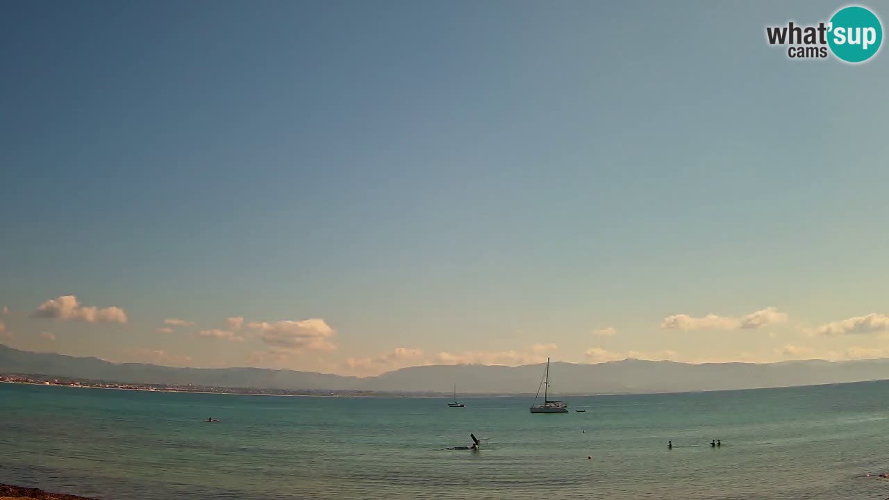 Webcam Cagliari Windsurf Club – Liveblick vom Poetto Strand