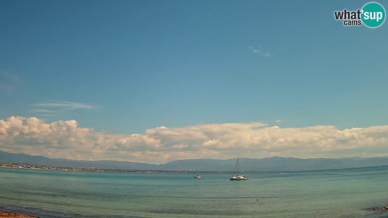 Spletna kamera Cagliari Windsurf Club – Pogled v živo s plaže Poetto