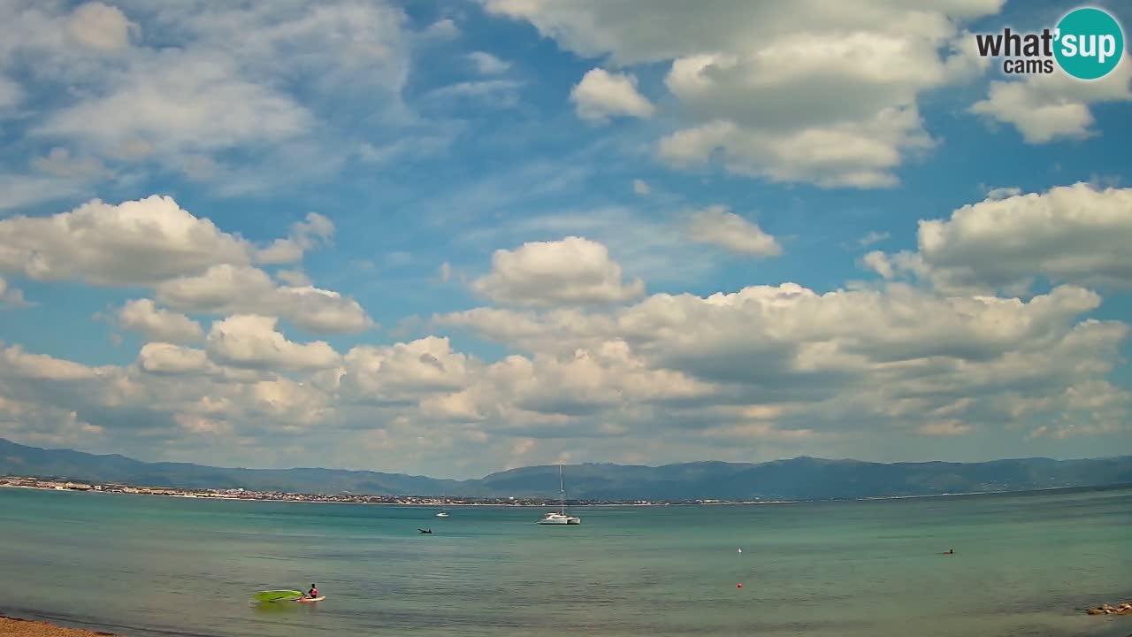 Webcam Cagliari Windsurf Club – Plage du Poetto en direct