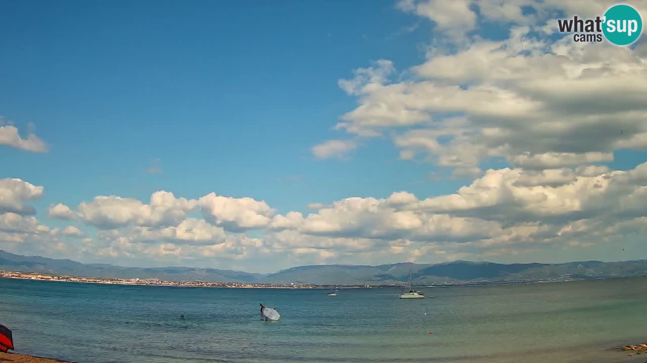 Webcam Cagliari Windsurf Club – Liveblick vom Poetto Strand