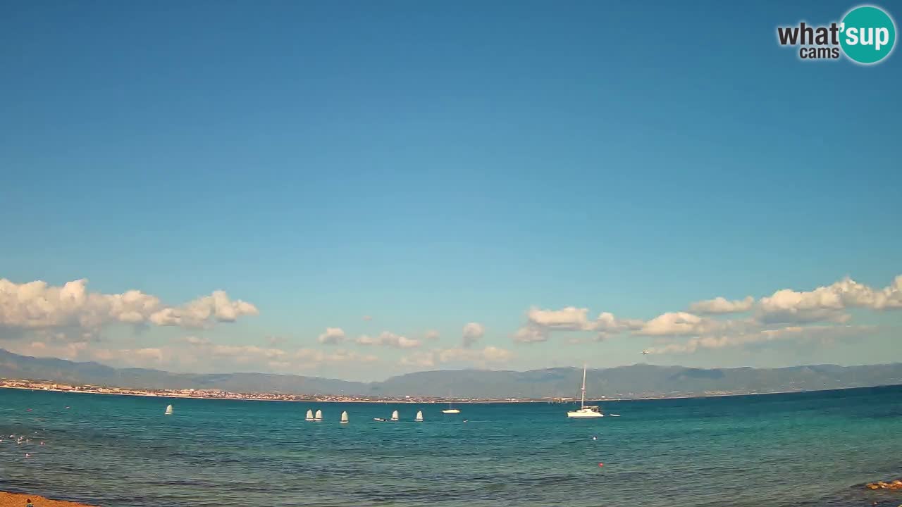 Webcam Cagliari Windsurf Club – Liveblick vom Poetto Strand