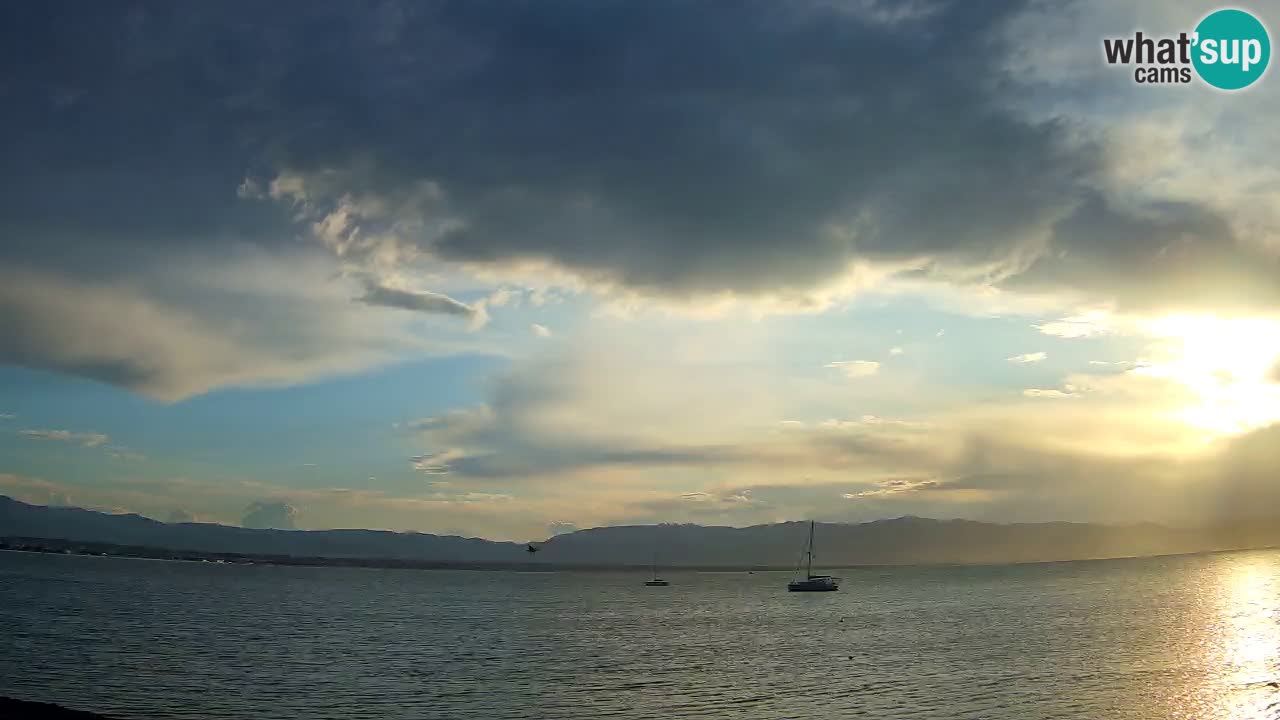 Webcam Cagliari Windsurf Club – Spiaggia del Poetto in diretta