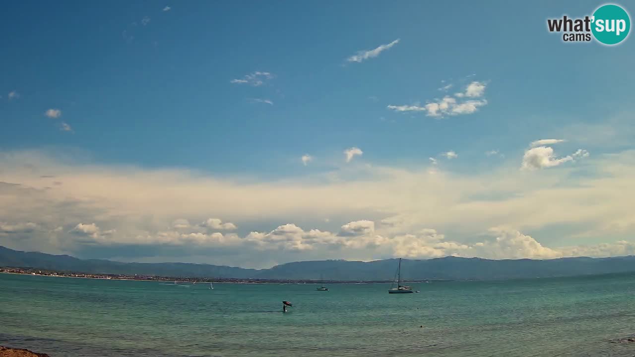 Webcam Cagliari Windsurf Club – Liveblick vom Poetto Strand
