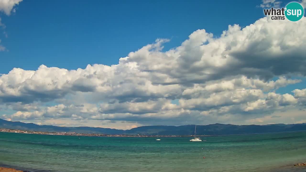 Webcam Cagliari Windsurf Club – Spiaggia del Poetto in diretta
