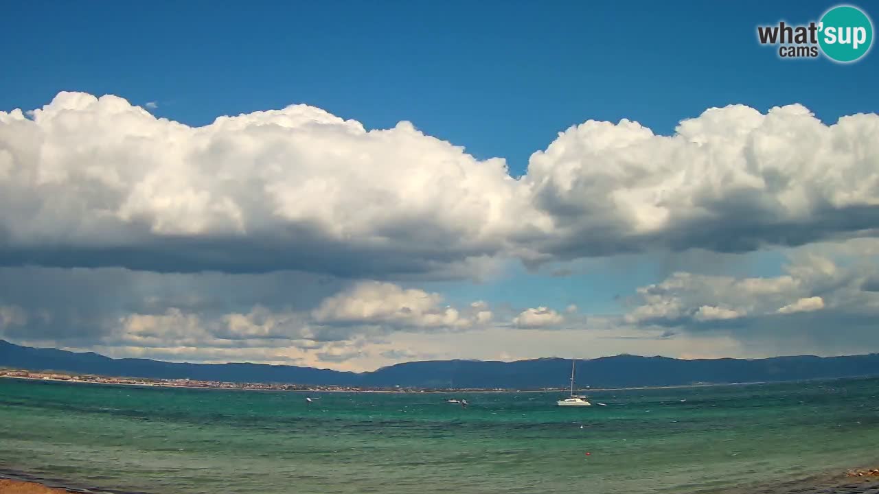 Web kamera Cagliari Windsurf Club – Poetto plaža uživo