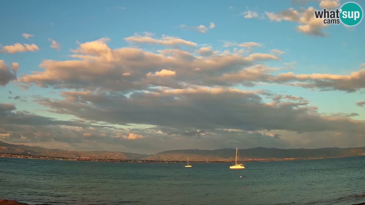 Webcam Cagliari Windsurf Club – Liveblick vom Poetto Strand
