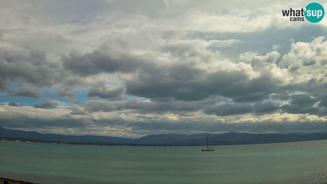 Web kamera Cagliari Windsurf Club – Poetto plaža uživo
