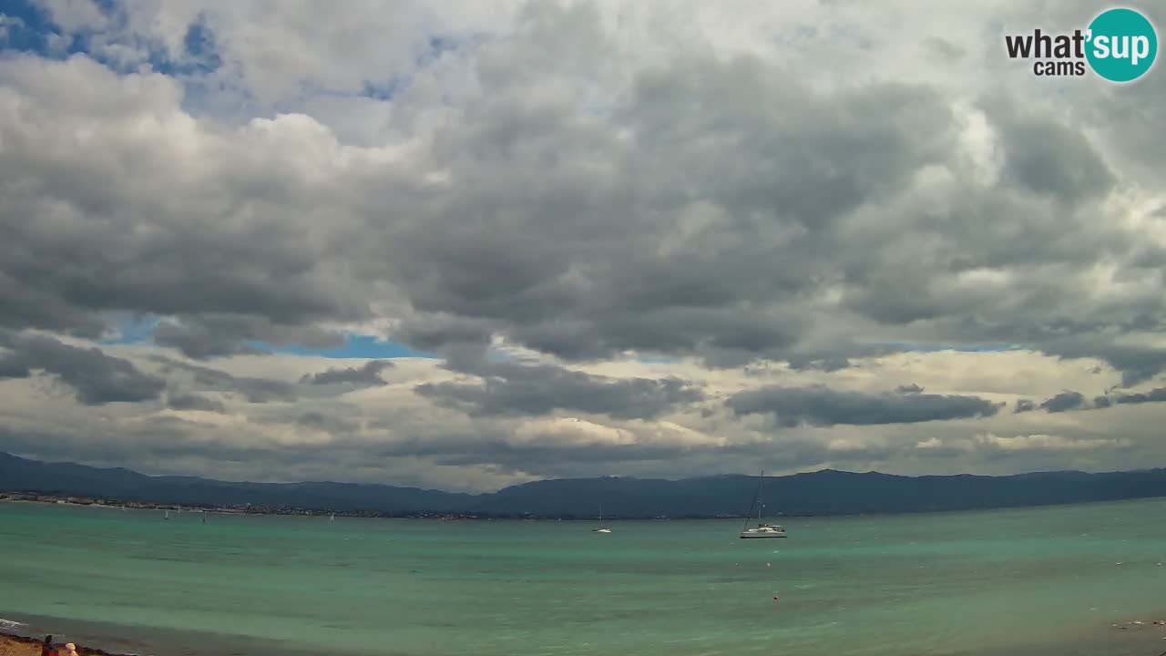 Web kamera Cagliari Windsurf Club – Poetto plaža uživo