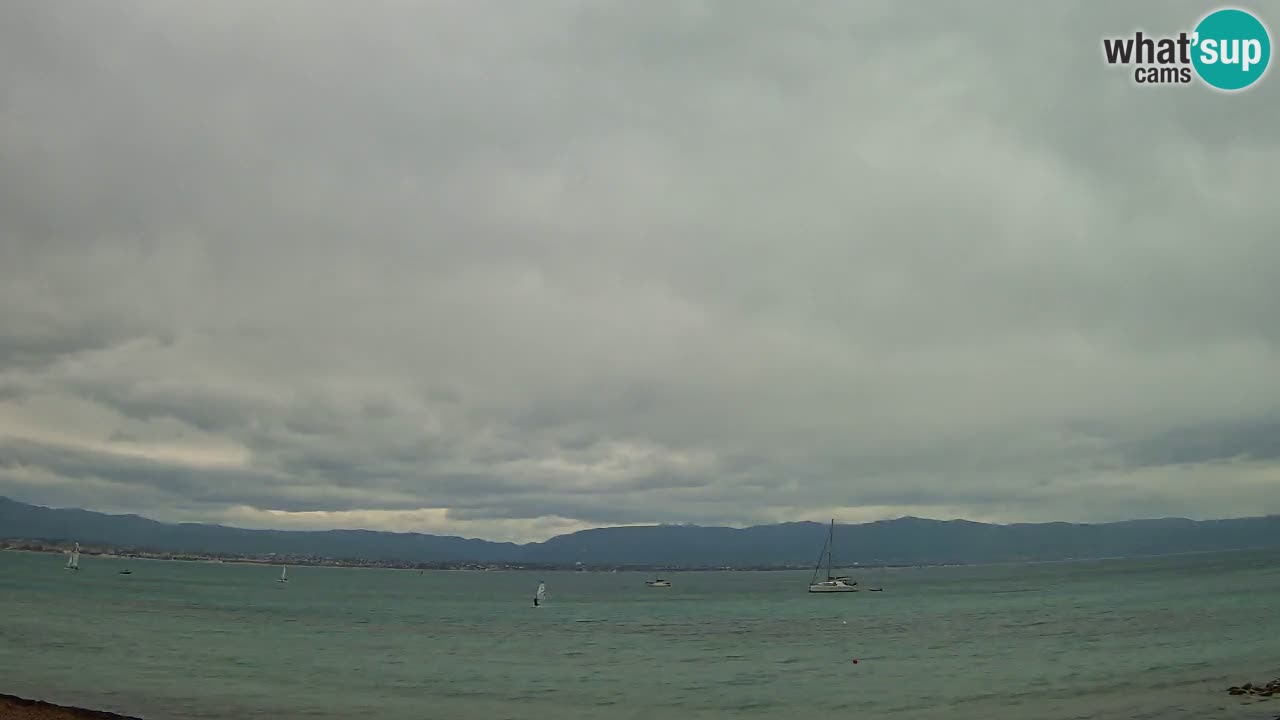 Webcam Cagliari Windsurf Club – Liveblick vom Poetto Strand