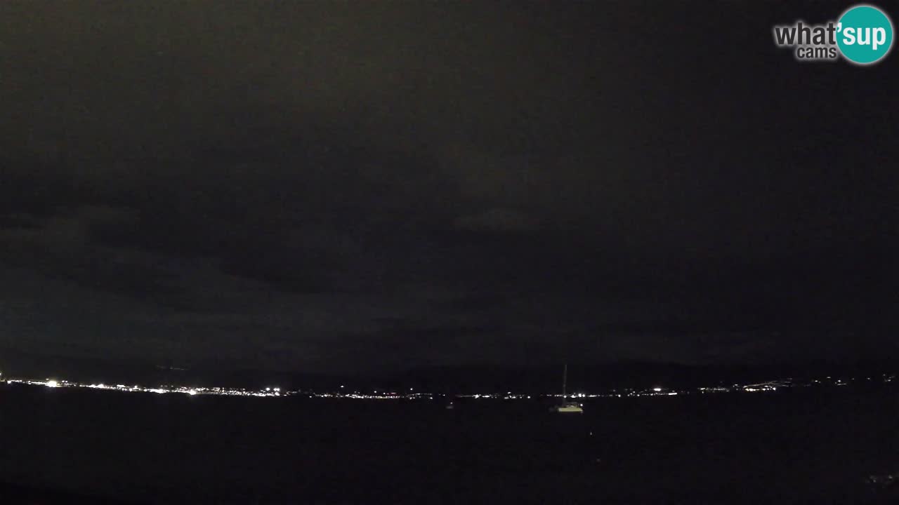 Spletna kamera Cagliari Windsurf Club – Pogled v živo s plaže Poetto