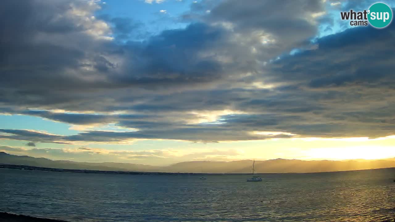Webcam Cagliari Windsurf Club – Liveblick vom Poetto Strand