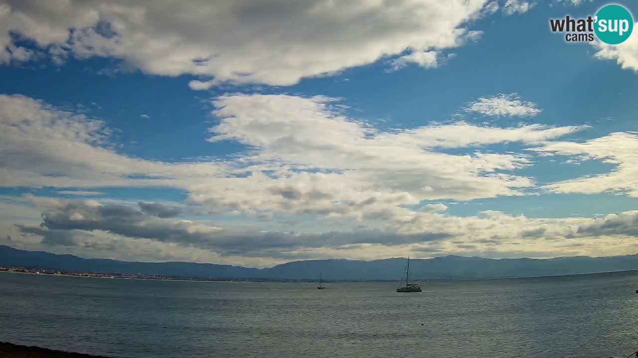 Webcam Cagliari Windsurf Club – Playa del Poetto en directo