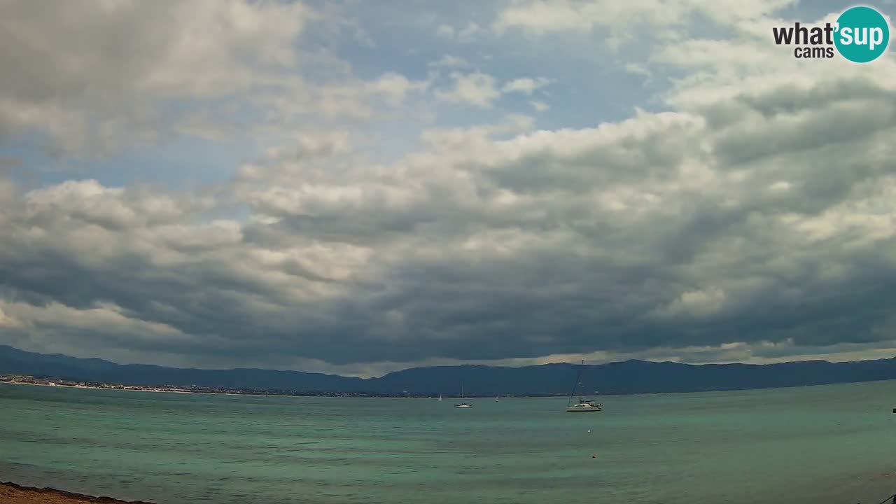 Web kamera Cagliari Windsurf Club – Poetto plaža uživo