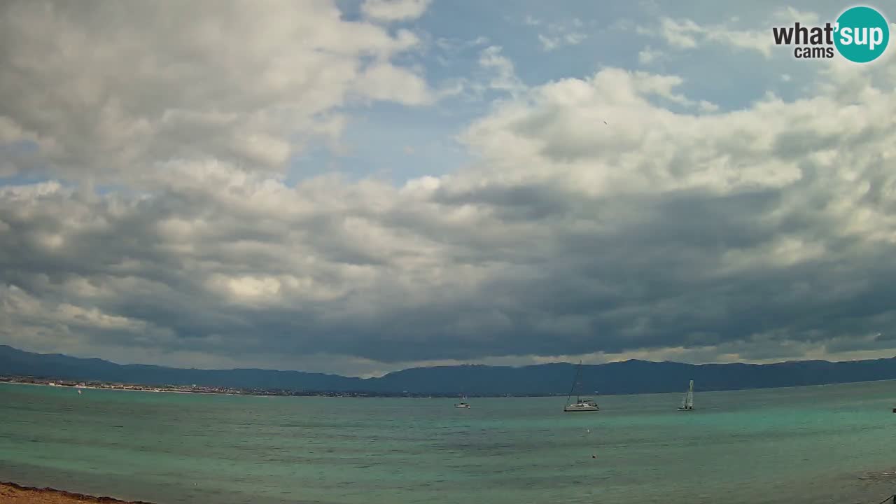 Web kamera Cagliari Windsurf Club – Poetto plaža uživo