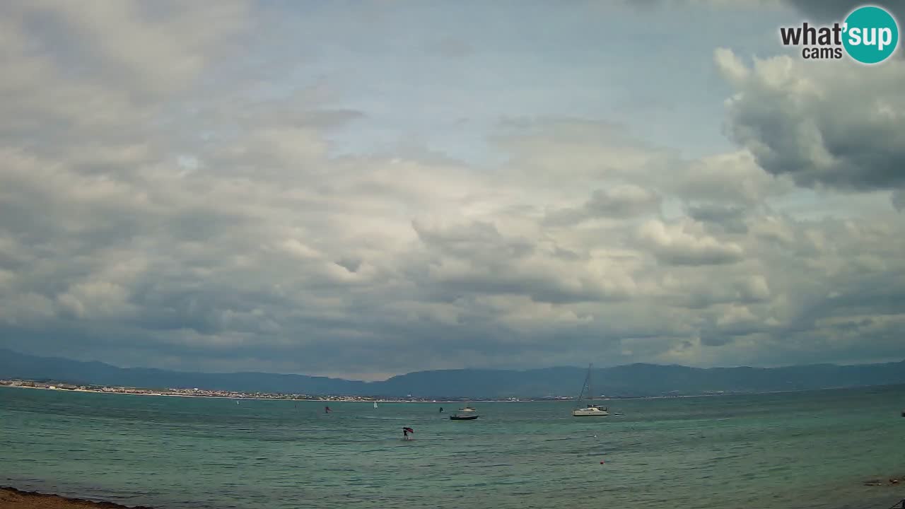 Webcam Cagliari Windsurf Club – Playa del Poetto en directo