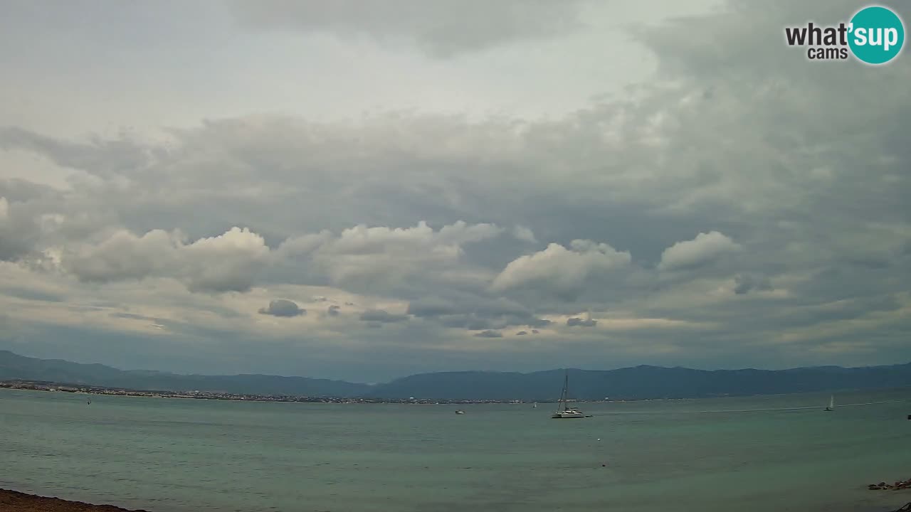 Web kamera Cagliari Windsurf Club – Poetto plaža uživo