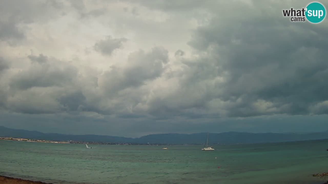 Webcam Cagliari Windsurf Club – Playa del Poetto en directo