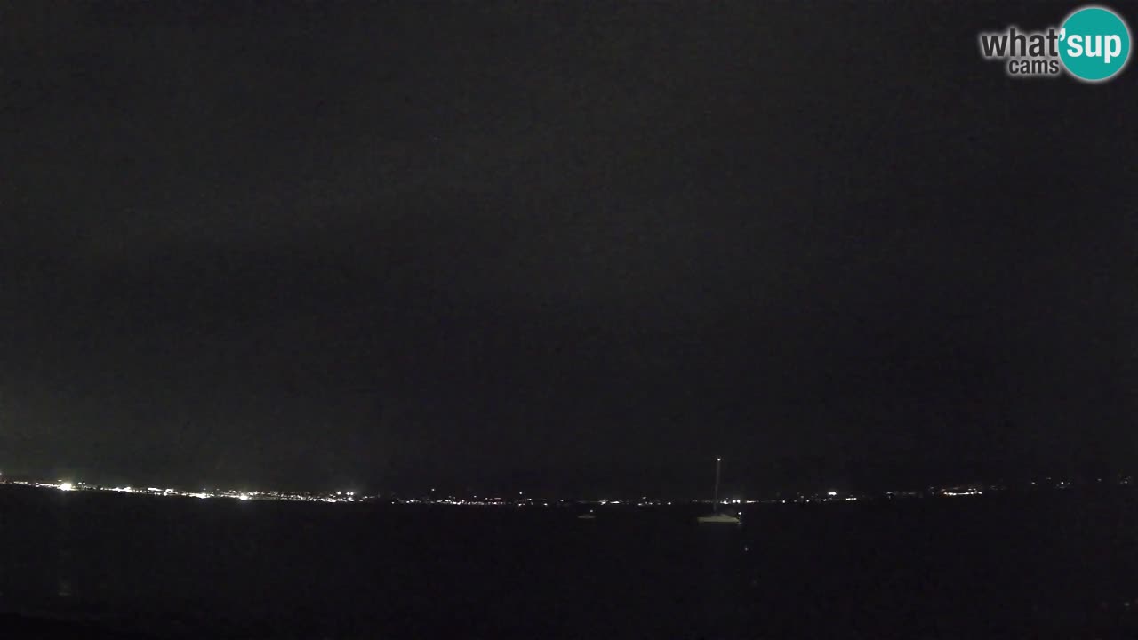 Spletna kamera Cagliari Windsurf Club – Pogled v živo s plaže Poetto