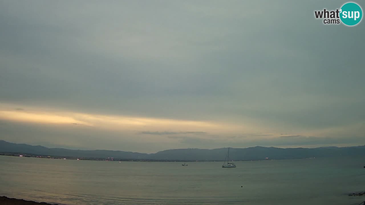 Webcam Cagliari Windsurf Club – Playa del Poetto en directo
