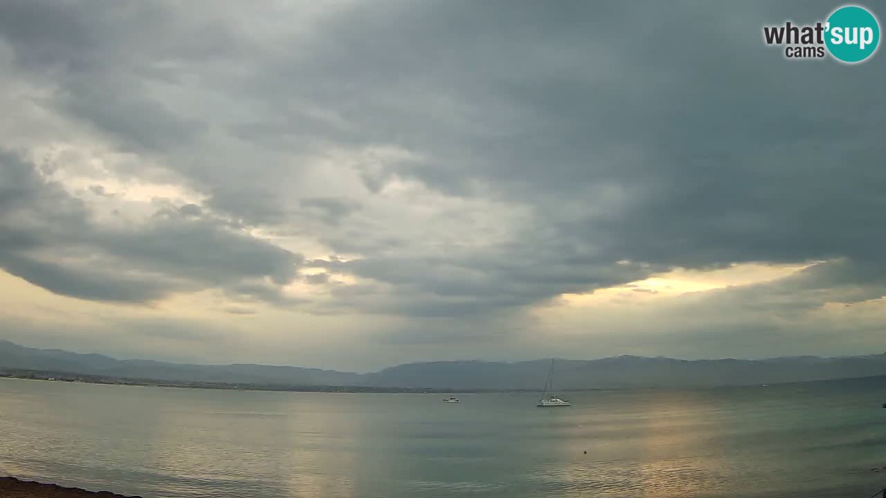 Webcam Cagliari Windsurf Club – Playa del Poetto en directo