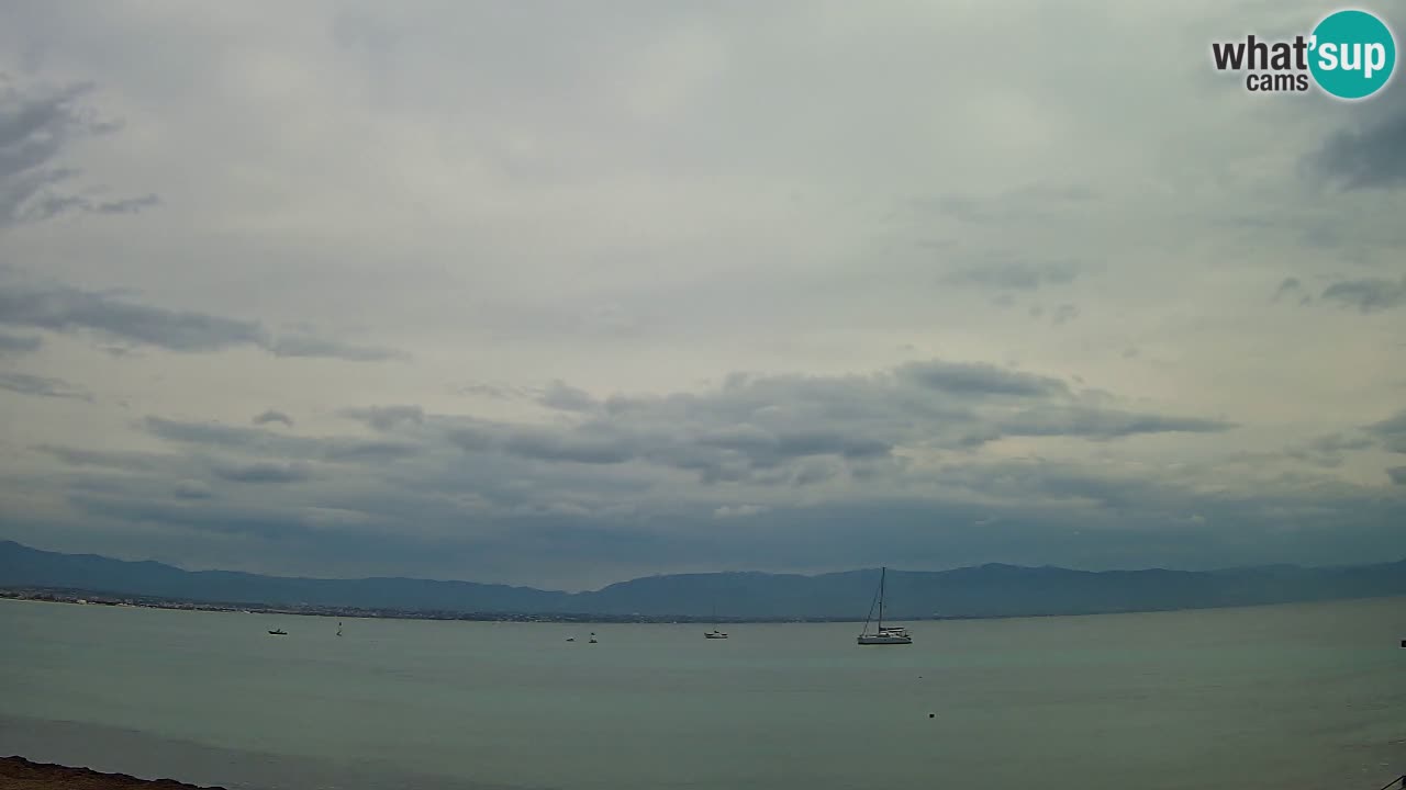 Webcam Cagliari Windsurf Club – Playa del Poetto en directo