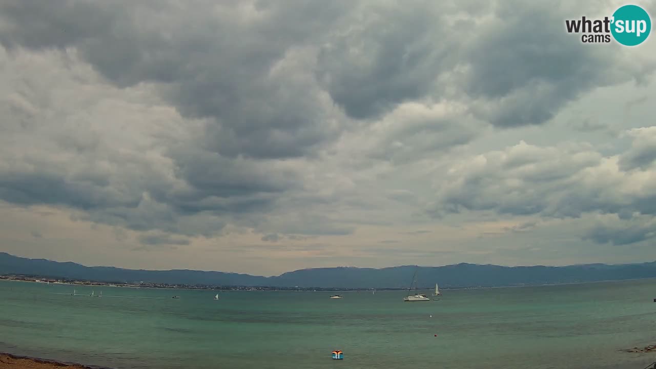 Webcam Cagliari Windsurf Club – Spiaggia del Poetto in diretta