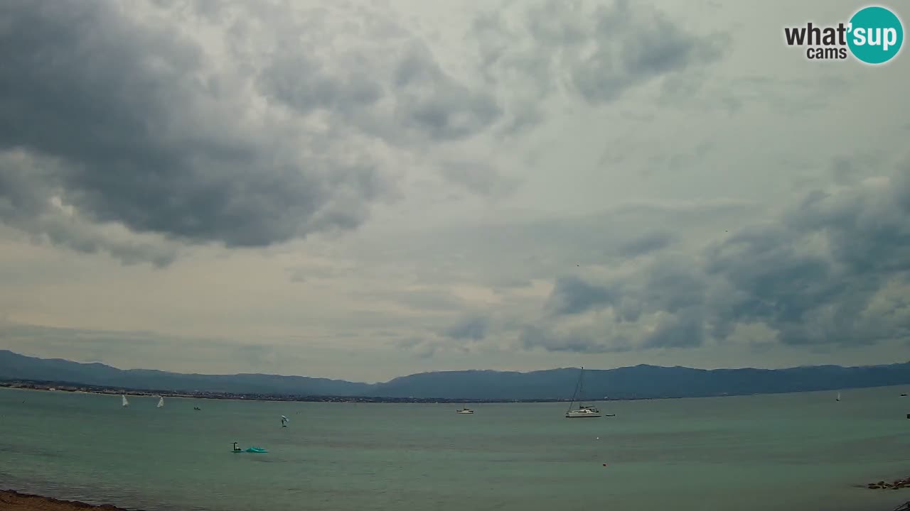 Webcam Cagliari Windsurf Club – Liveblick vom Poetto Strand