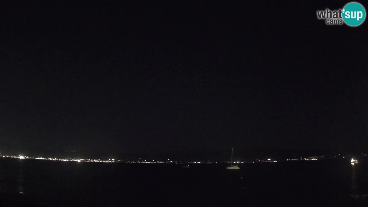 Webcam Cagliari Windsurf Club – Playa del Poetto en directo