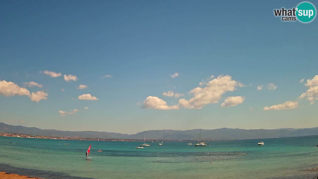 Web kamera Cagliari Windsurf Club – Poetto plaža uživo