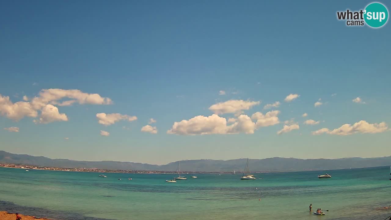 Web kamera Cagliari Windsurf Club – Poetto plaža uživo
