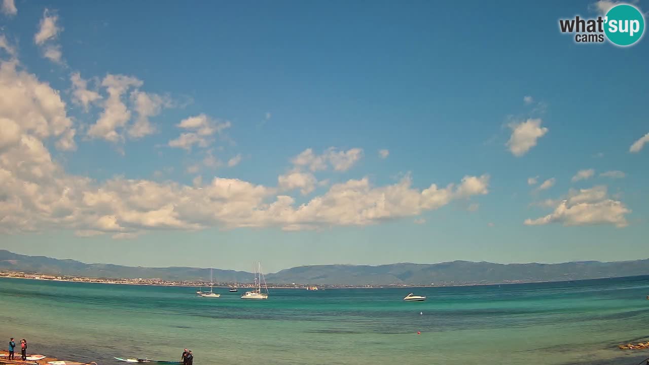 Webcam Cagliari Windsurf Club – Liveblick vom Poetto Strand
