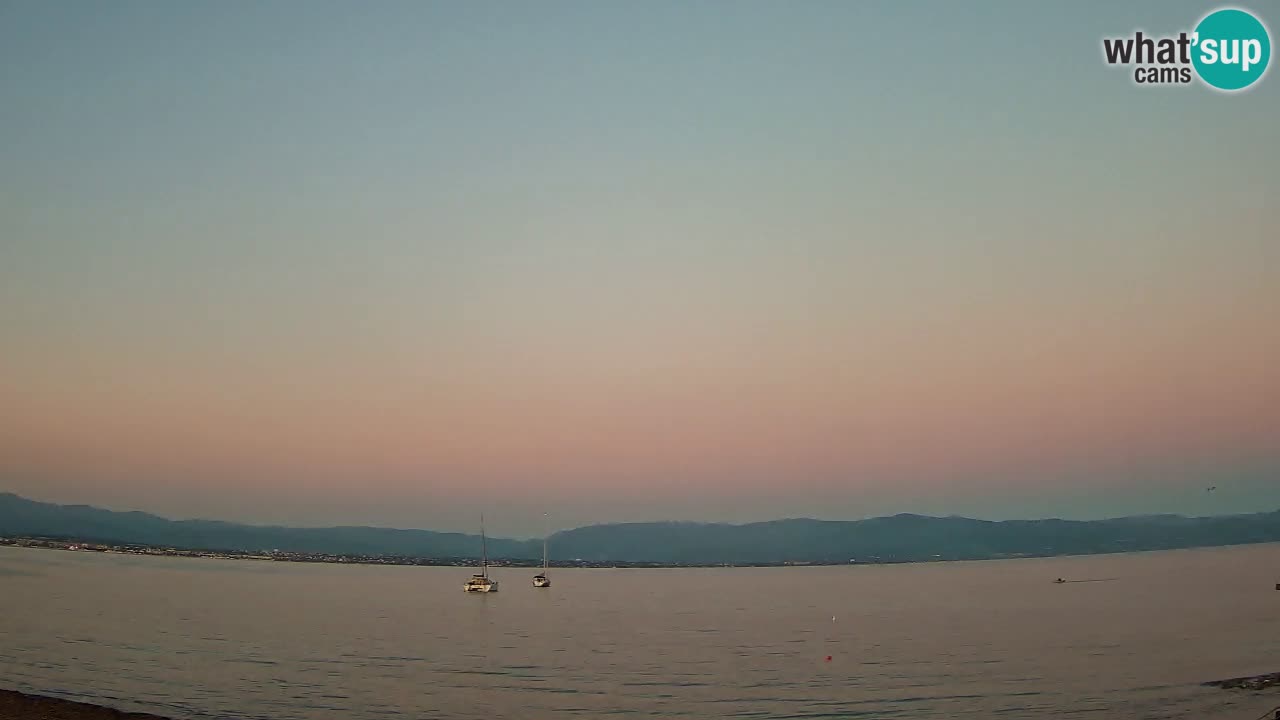 Webcam Cagliari Windsurf Club – Playa del Poetto en directo