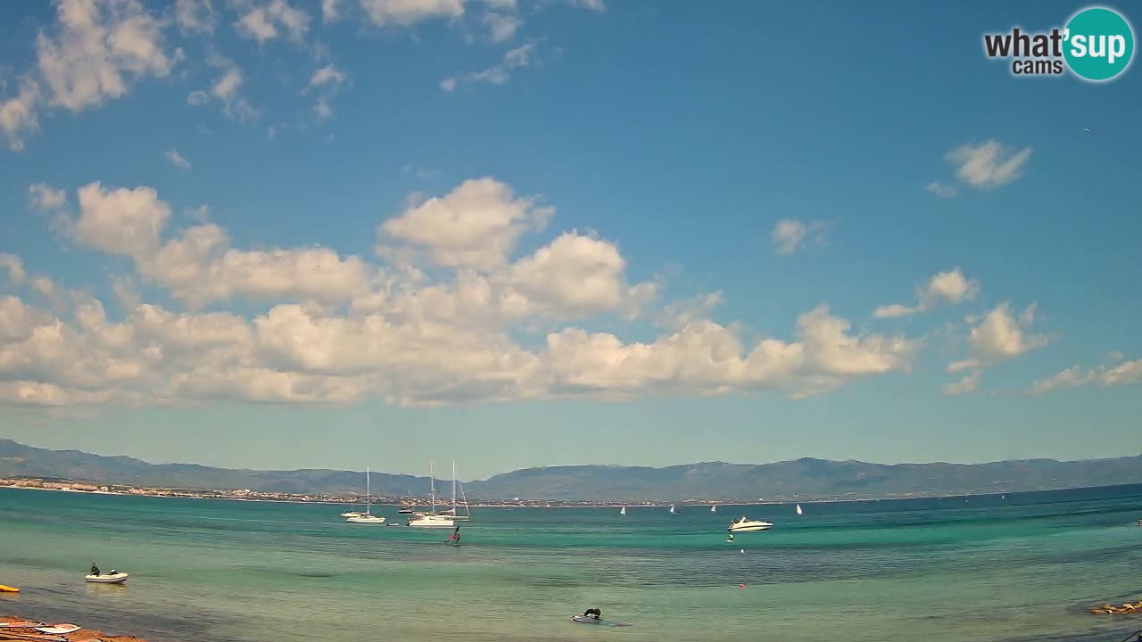 Web kamera Cagliari Windsurf Club – Poetto plaža uživo