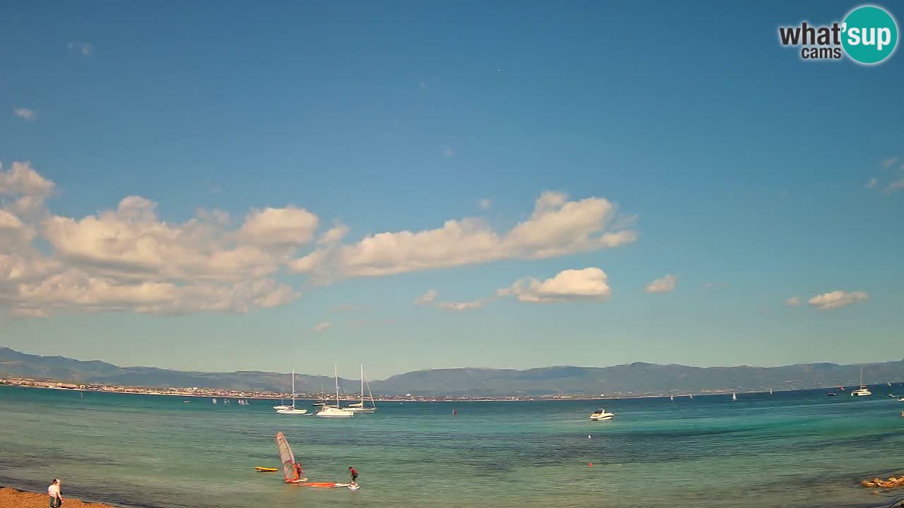 Webcam Cagliari Windsurf Club – Spiaggia del Poetto in diretta