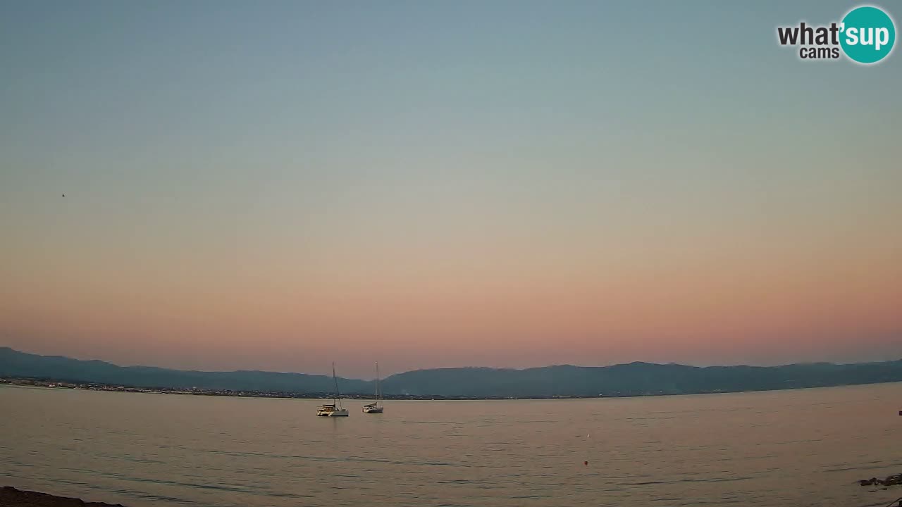 Webcam Cagliari Windsurf Club – Playa del Poetto en directo