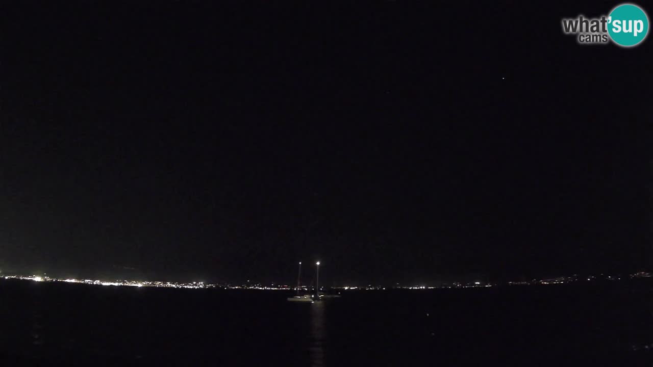 Webcam Cagliari Windsurf Club – Playa del Poetto en directo