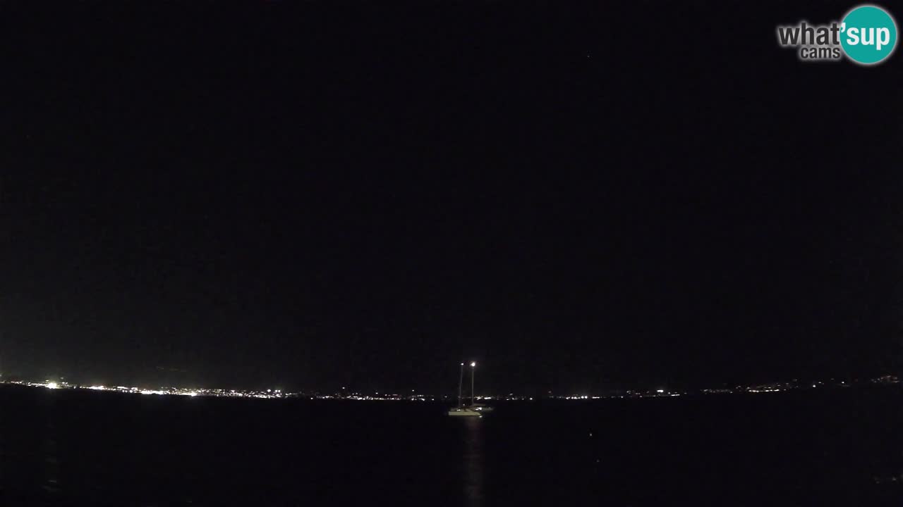 Webcam Cagliari Windsurf Club – Playa del Poetto en directo